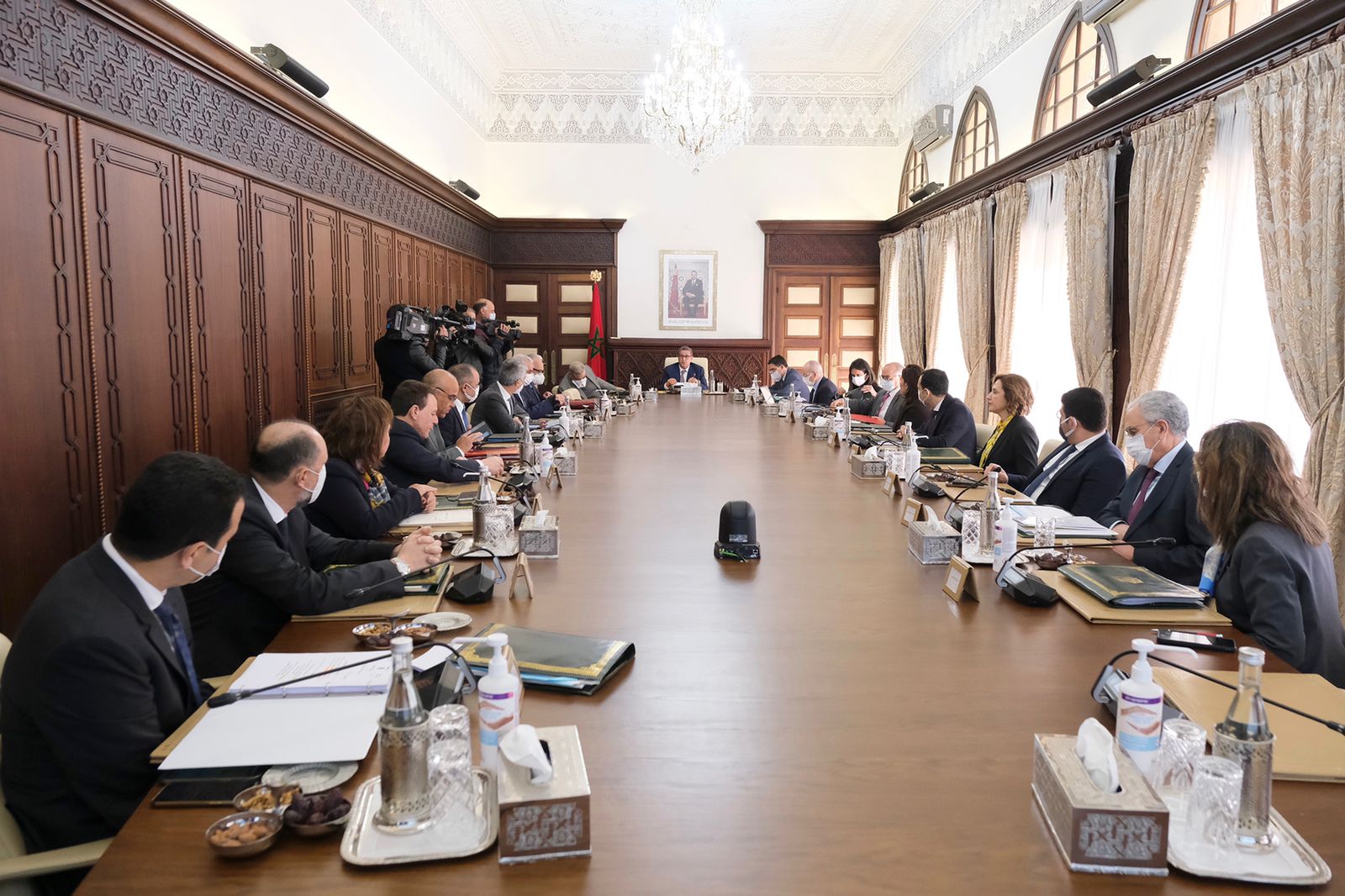 انعقاد مجلس الحكومة بتاريخ الخميس 21 شعبان 1443 الموافق لـ 24 مارس 2022