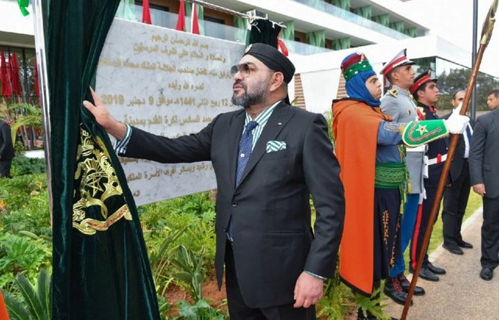 جلالة الملك محمد السادس يقوم باعطاء انطلاقة منشآت كبرى جاهزة بسلا