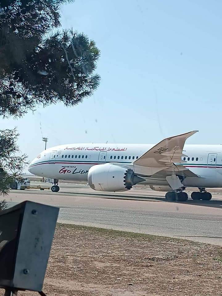 صور الطائرة الخاصة اللي ستقل اسود الاطلس إلى كأس العالم بقطر
