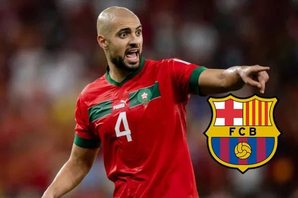 عاجل.. برشلونة يتوصل إلى اتفاق مع “أمرابط” وهذه تفاصيل العرض الرسمي المُقَدم لنادي فيورينتينا
