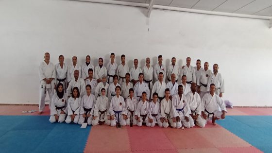عصبة غرب الدارالبيضاء تدريب وامتحان في التحكيم خاص بالكاطا والتباري في رياضة الكراطي