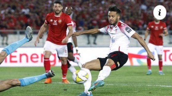 انهزام فريق الوداد أمام الأهلي المصري في مباراة الذهاب بالقاهرة