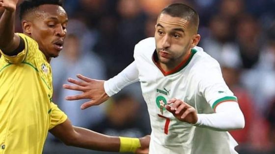 المغرب يعود بخسارة من جنوب إفريقيا بنتيجة هدفين مقابل واحد