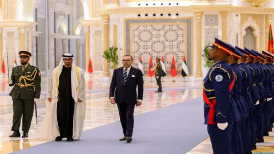 حفل استقبال رسمي للملك محمد السادس بالامارات