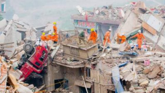 زلزال الصين : مقتل 118 شخصا ولازال البحث جاريا لإنقاد الاسخاص