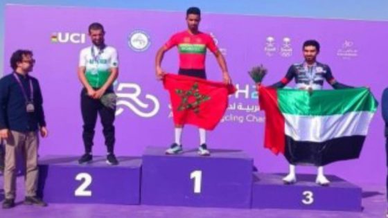 الدراج محسن الكورجي يتوج بطلا للعرب في سباق الفردي ضد الساعة