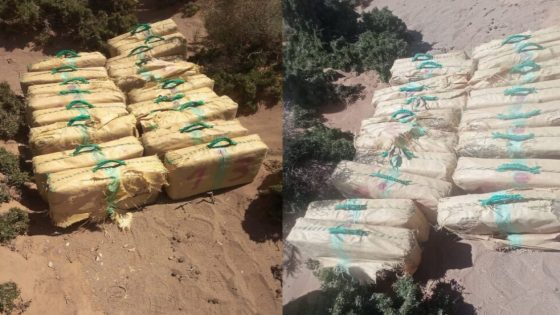 أمن كلميم يحبط عملية للتهريب الدولي للمخدرات ويحجز 460 كلغ من مخدر الشيرا