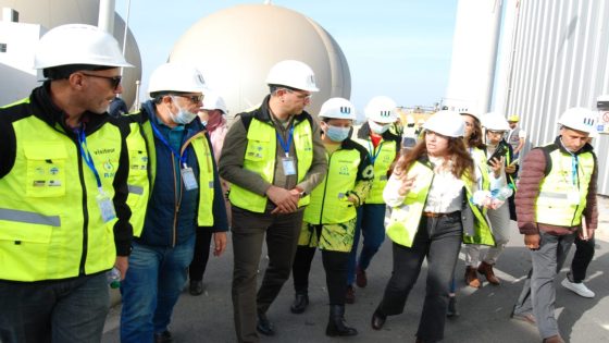 الجمعية المغربية الاقتصاد الأخضر من اجل البيئة و العدالة المناخية تقود المجتمع المدني لاكتشاف منشأة معالجة المياه العادمة