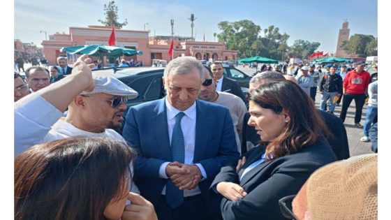 الوالي شوارق والعمدة المنصوري يقومان بزيارة ميدانية لتأهيل ساحة جامع لفنا