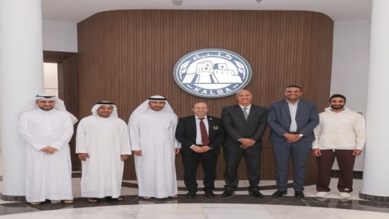 زيارة رئيس الاتحاد العربي للتايكوندو السيد إدريس الهلالي لمقر نادي كلباء الرياضي الثقافي بالإمارات العربيةالمتحدة