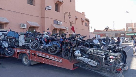 أمن مراكش يتصدى لسائقي الدرجات النارية المتورطين في السياقة الاستعراضية