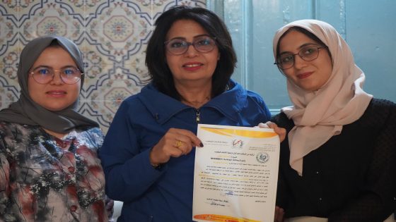 بديعة الراضي تدعو من وادي زم إلى فتح طاقاتالشباب، وتزكي بسمة خروبي رئيسةً لفرع الرابطة.
