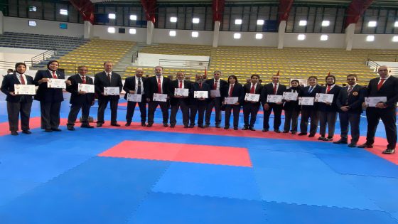 الجامعة الملكية للكراطي تنظم دورة تدريبية في التحكيم بمدينة المحمدية