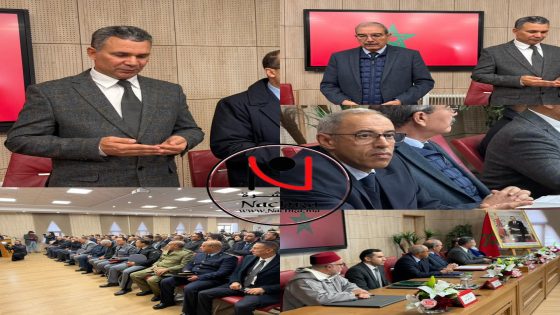 تعيين السيد نور الدين باكوكي كاتبًا عامًا جديدًا لعمالة إفران وتوديع السيد بشعيب الصقلي في حفل رسمي