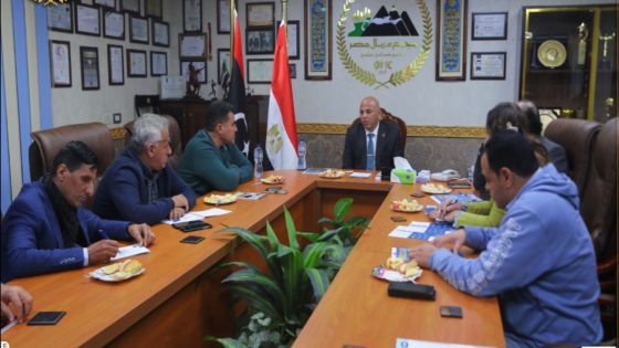 وفد ليبي من المنطقة الحرة بمصراته والنقابة العامة للعمال بليبيا يزور مجمع عمال مصر لتفعيل العمل المشترك بين الجانبين في مجالات التدريب والتأهيل وتشغيل المصانع المتوقفة وتطوير التعليم الفني والمهني 