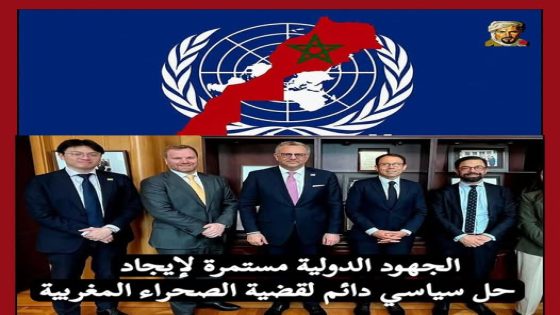 🕊️ الجهود الدولية مستمرة لإيجاد حل سياسي دائم لقضية الصحراء المغربية 🇲🇦
